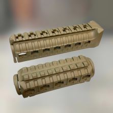 Цівка на АК 47/74 DLG TACTICAL (DLG-099) полімерна, колір Койот, 2 планки picatinny Цівка на АК 47/74 DLG TACTICAL (DLG-099) полімерна, колір Койот, 2 планки picatinny