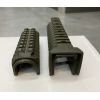 Цівка на АК 47/74 DLG TACTICAL (DLG-099) полімерна, колір Олива, 2 планки picatinny - Зображення 4