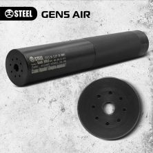 Глушник бойовий STEEL Gen 5 AIR 5.45, різьба 24×1.5, саундмодератор АК