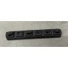 Планка Picatinny для кріплення на M-LOK, Чорна, DLG TACTICAL (DLG-113) 11 Slots - Зображення 1