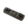 Планка Picatinny для кріплення на M-LOK, Олива, DLG TACTICAL (DLG-110) 5 Slots - Зображення 1
