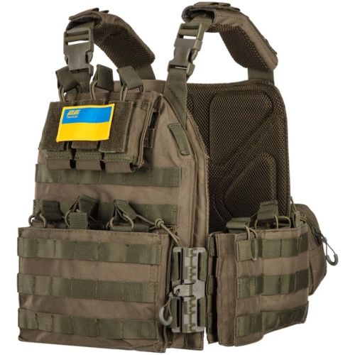 Плитоноска 2Е - Тип 4 "Assault" (2E-MILPLACARTYPE4-YA-OG) Олива