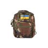 Сумка Слінг Laser Cut 2.5л, 2Е, Чорний Камуфляж (2E-MILSLIBAG-Y09L-WC) - Зображення 2