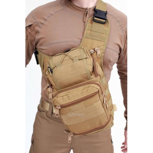 Сумка тактична ESDY (NB-20) з кобурою 15 л, Койот