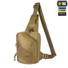 Сумка плечова M-TAC SLING PISTOL BAG ELITE HEX З ЛИПУЧКОЮ COYOTE