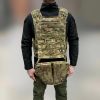 Напашник тризонний 1-го класу захисту, Мультикам, фартух напашник, сумка фартух з балістичним пакетом - Зображення 1