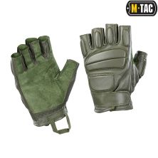  Рукавички безпалі шкіряні M-Tac Assault Tactical Mk.1 Olive