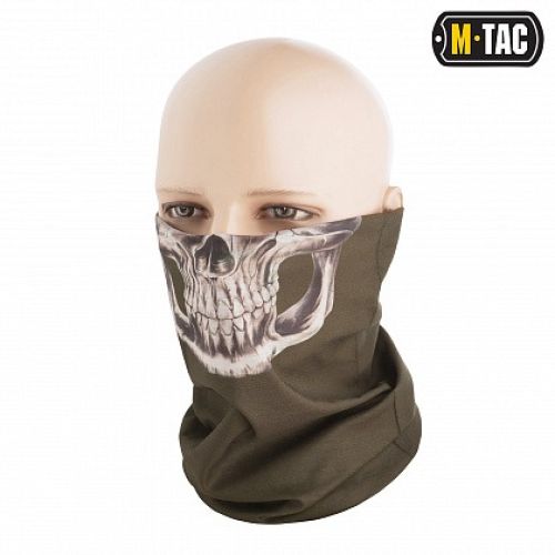 M-Tac шарф-труба полегшенний Reaper Skull Black
