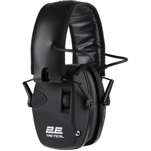Тактичні навушники 2E Pulse Pro Black з активним шумозаглушенням.