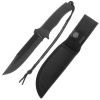Ніж Mil-Tec Combat Knife Rubber Handle - Black (15358002) - Зображення 3