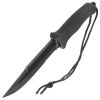 Ніж Mil-Tec Combat Knife Rubber Handle - Black (15358002) - Зображення 2