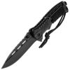 Складаний ніж Mil-Tec Paracord Black з кресалом (15318400) - Зображення 1