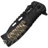 Складаний ніж Mil-Tec Paracord з кресалом - Camo (15318410) - Зображення 3