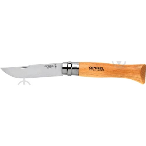 Ніж Opinel №8 Inox VRI, без упаковки (123080) 85 мм, кишеньковий (EDC), складаний, Sandvik-12C27