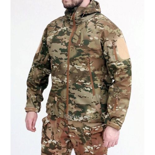 Куртка тактична ESDY Softshell Shark Skin 01 Мультикам