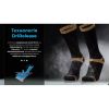 Шкарпетки водонепроникні Dexshell Hytherm Pro Socks, Чорні з коричневою смужкою (DS634TBC) - Зображення 2