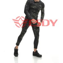 Термобілизна швидковисихаюча ESDY  (JA-09-5) Чорний камуфляж