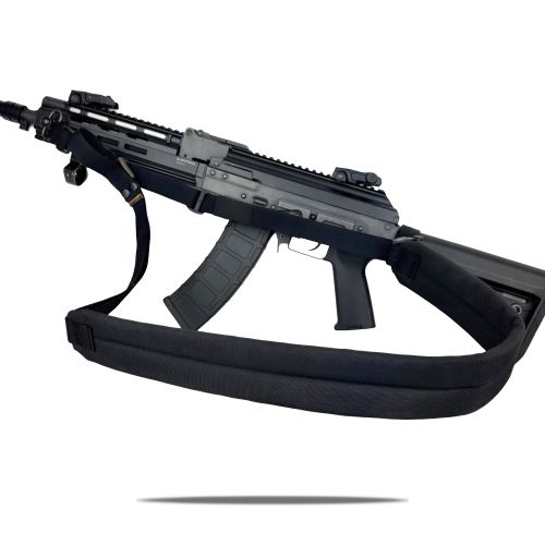 Ремінь збройовий RAGNAROK триточковий з широким наплічником "KRAKEN" sling Чорний