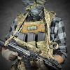 Ремінь збройовий RAGNAROK триточковий з широким наплічником "KRAKEN" sling Піксель - Зображення 3