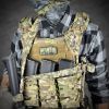 Ремінь збройовий RAGNAROK триточковий з широким наплічником "KRAKEN" sling Піксель - Зображення 4