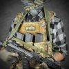 Ремінь збройовий RAGNAROK триточковий з широким наплічником "KRAKEN" sling Олива - Зображення 3