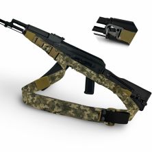 Ремінь збройовий RAGNAROK триточковий "Hel" carbine Піксель