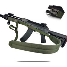 Ремінь збройовий RAGNAROK триточковий з широким наплічником "KRAKEN" carbine Олива Ремінь збройовий RAGNAROK триточковий з широким наплічником "KRAKEN" carbine Олива