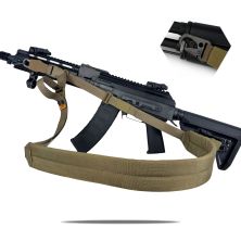 Ремінь збройовий RAGNAROK триточковий з широким наплічником "KRAKEN" carbine Койот Ремінь збройовий RAGNAROK триточковий з широким наплічником "KRAKEN" carbine Койот