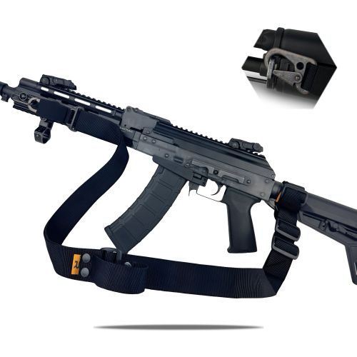 Ремінь збройовий одно/двоточковий з додатковим кріпленням RAGNAROK "TYR" carbine чорний
