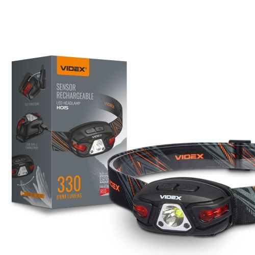 Ліхтар налоб VIDEX VLF-H015 330Lm 5000K